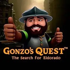 Gonzo's Quest logo by NetEnt at Telbet CasinoGonzo's Quest